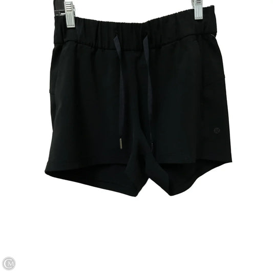 Athletic Shorts By Lululemon In Black, Size: 4
