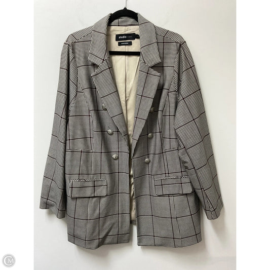 Blouse Long Sleeve By Torrid In Checkered Pattern, Size: 2x