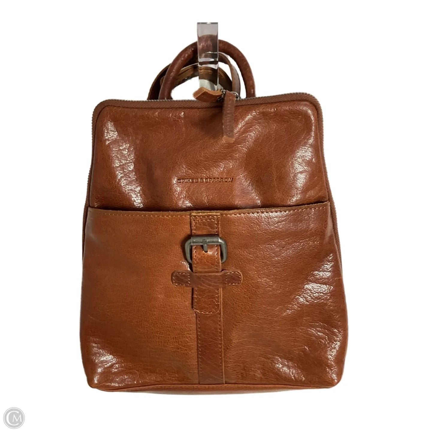 Backpack Leather By Clothes Mentor, Size: Medium