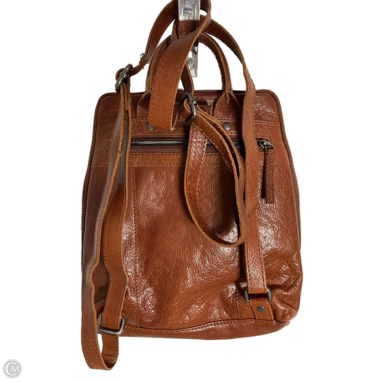 Backpack Leather By Clothes Mentor, Size: Medium