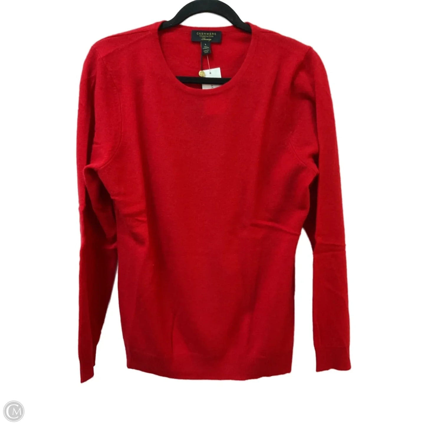 Sweater By Charter Club In Red, Size: L