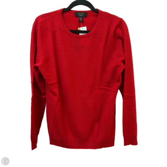 Sweater By Charter Club In Red, Size: L