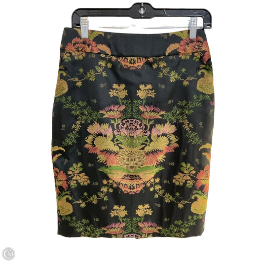 Skirt Maxi By Cabi In Black & Gold, Size: 6
