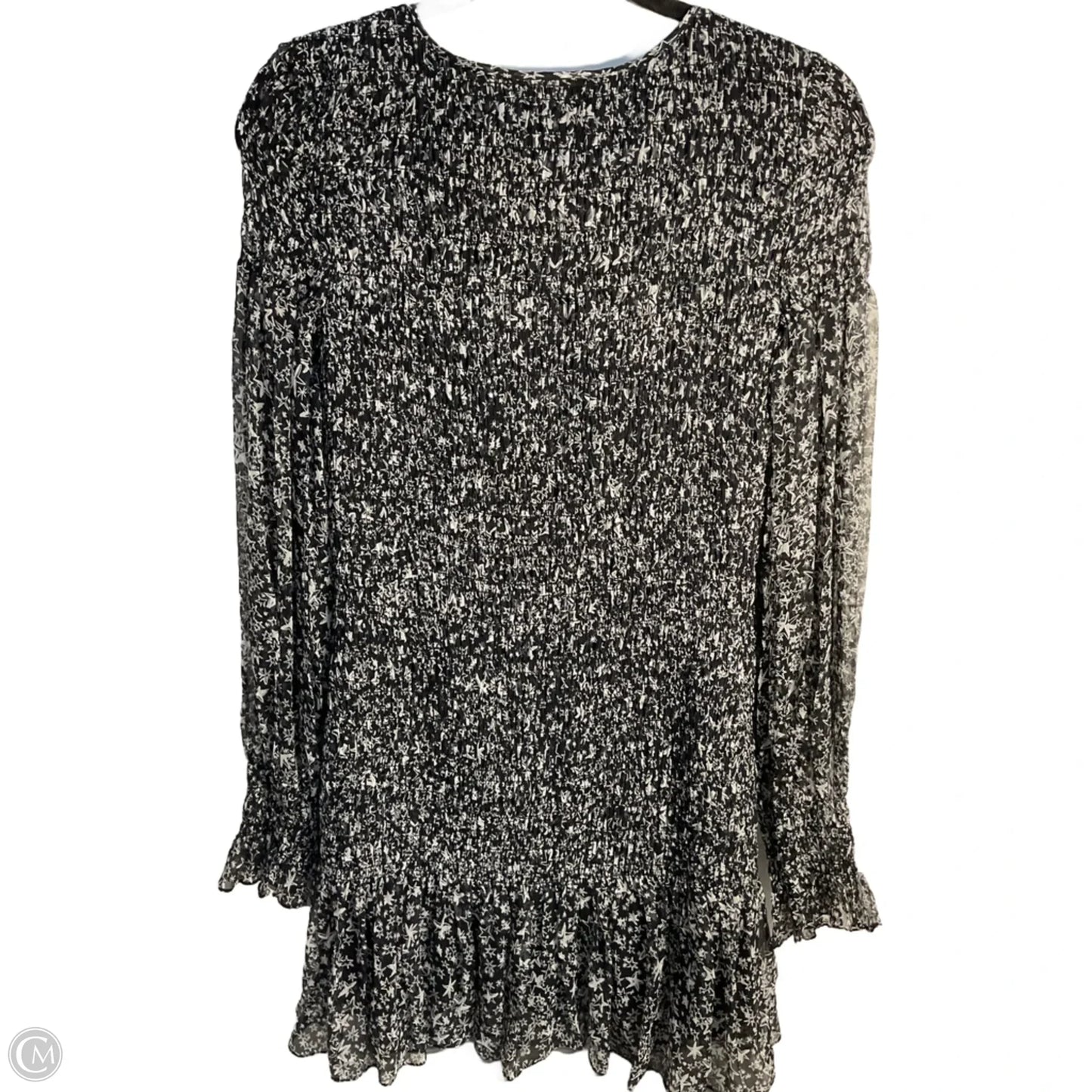 Dress Casual Short By Loveshackfancy In Black & White, Size: Xs