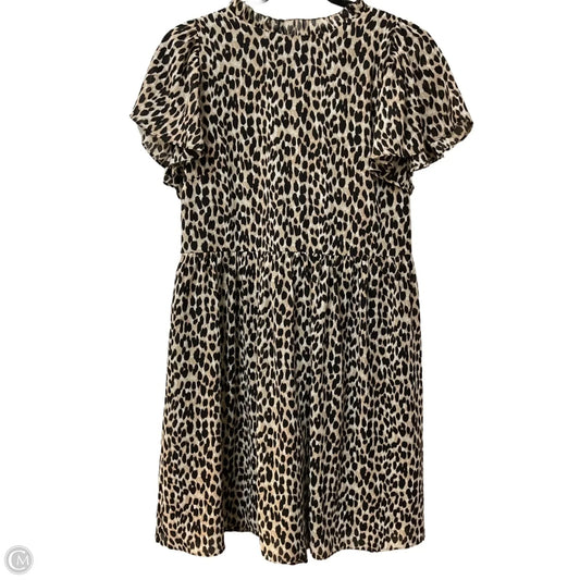 Dress Casual Midi By Loft In Animal Print, Size: S