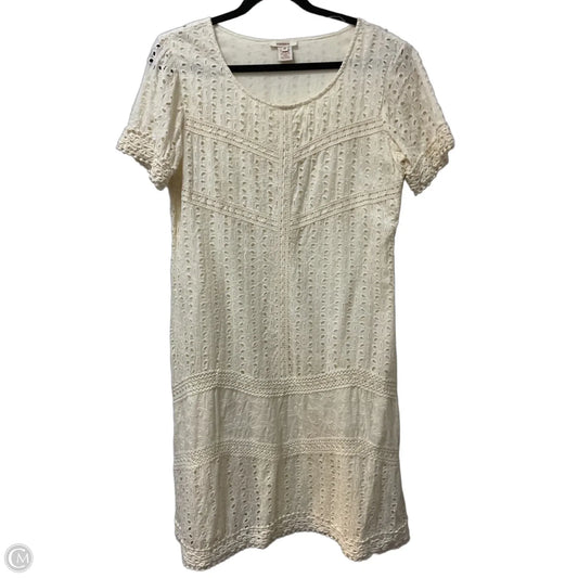 Dress Casual Midi By Sundance In Cream, Size: 10