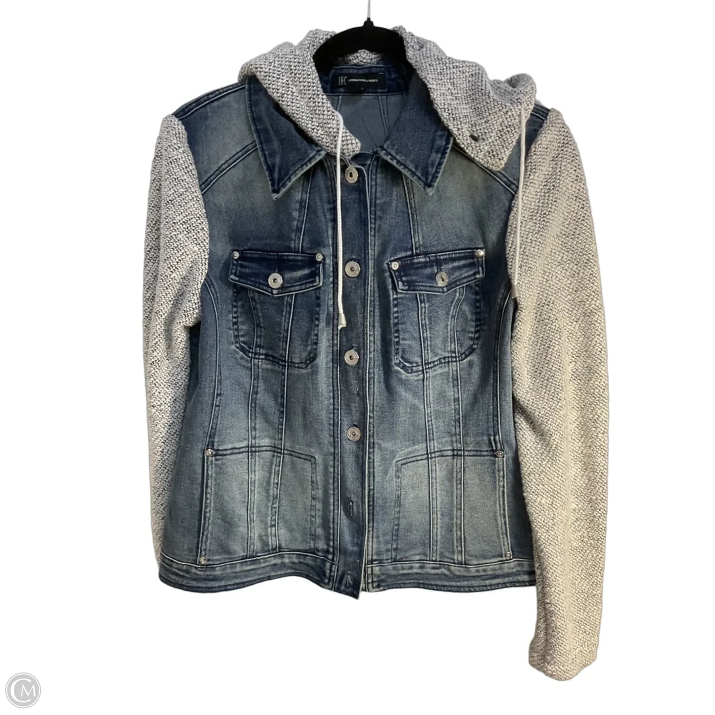 Jacket Denim By Inc In Blue Denim, Size: M