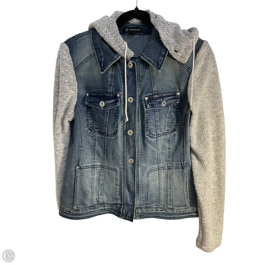 Jacket Denim By Inc In Blue Denim, Size: M