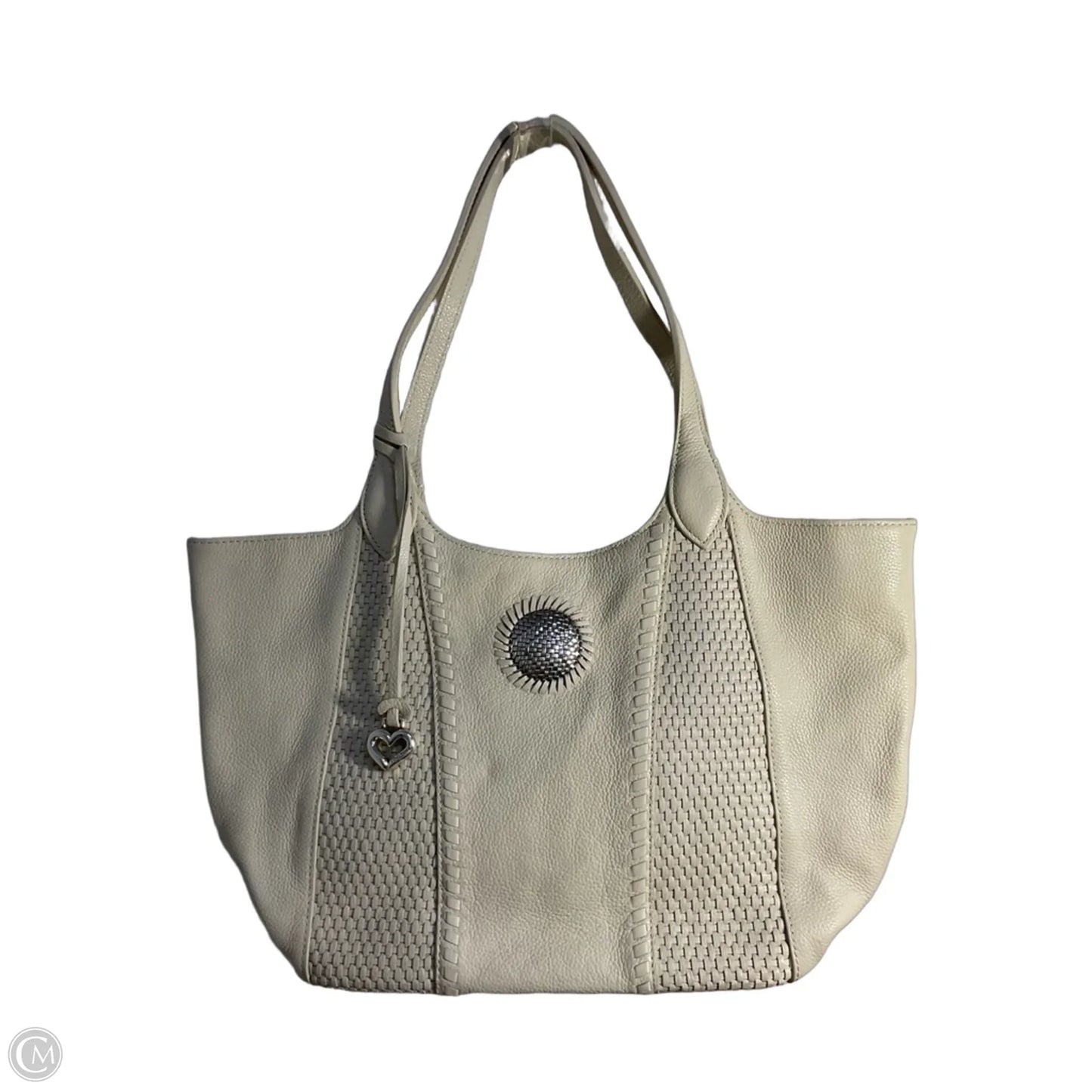 Handbag Leather By Brighton, Size: Large