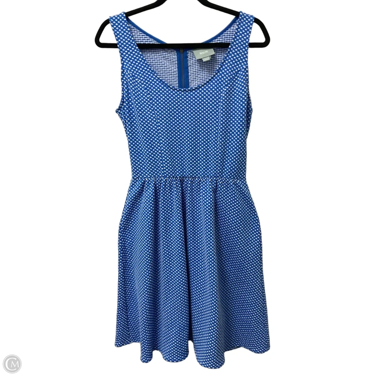 Dress Casual Midi By Maeve In Polkadot Pattern, Size: S