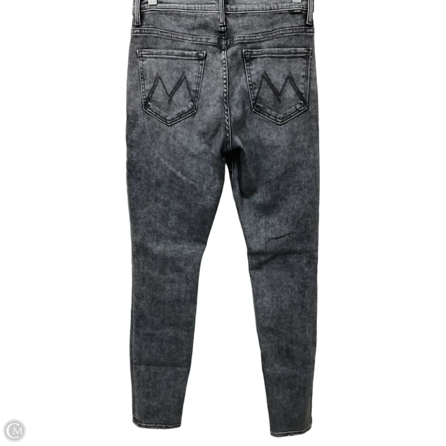 Jeans Skinny By Mother In Black Denim, Size: 6