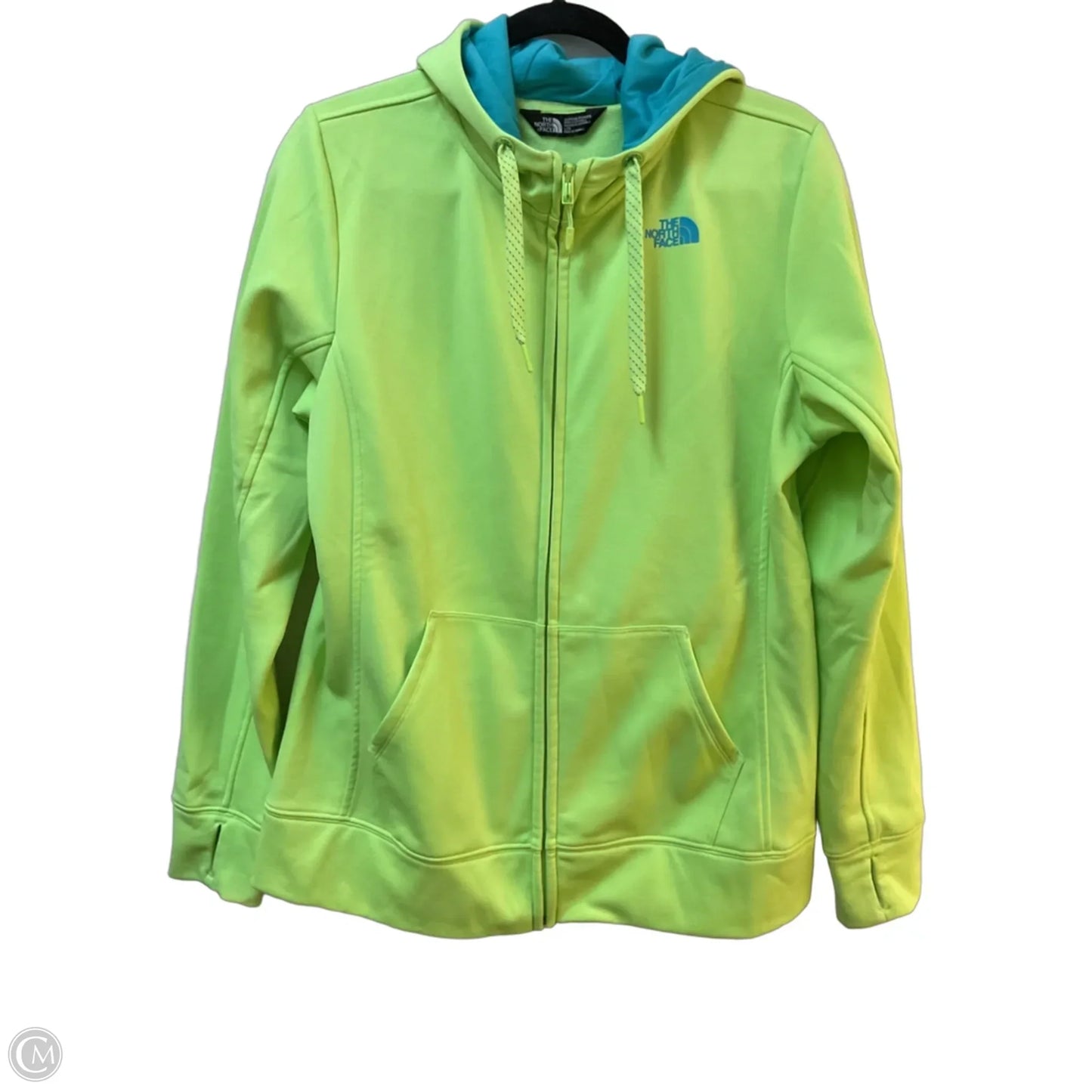 Athletic Jacket By The North Face In Green, Size: L