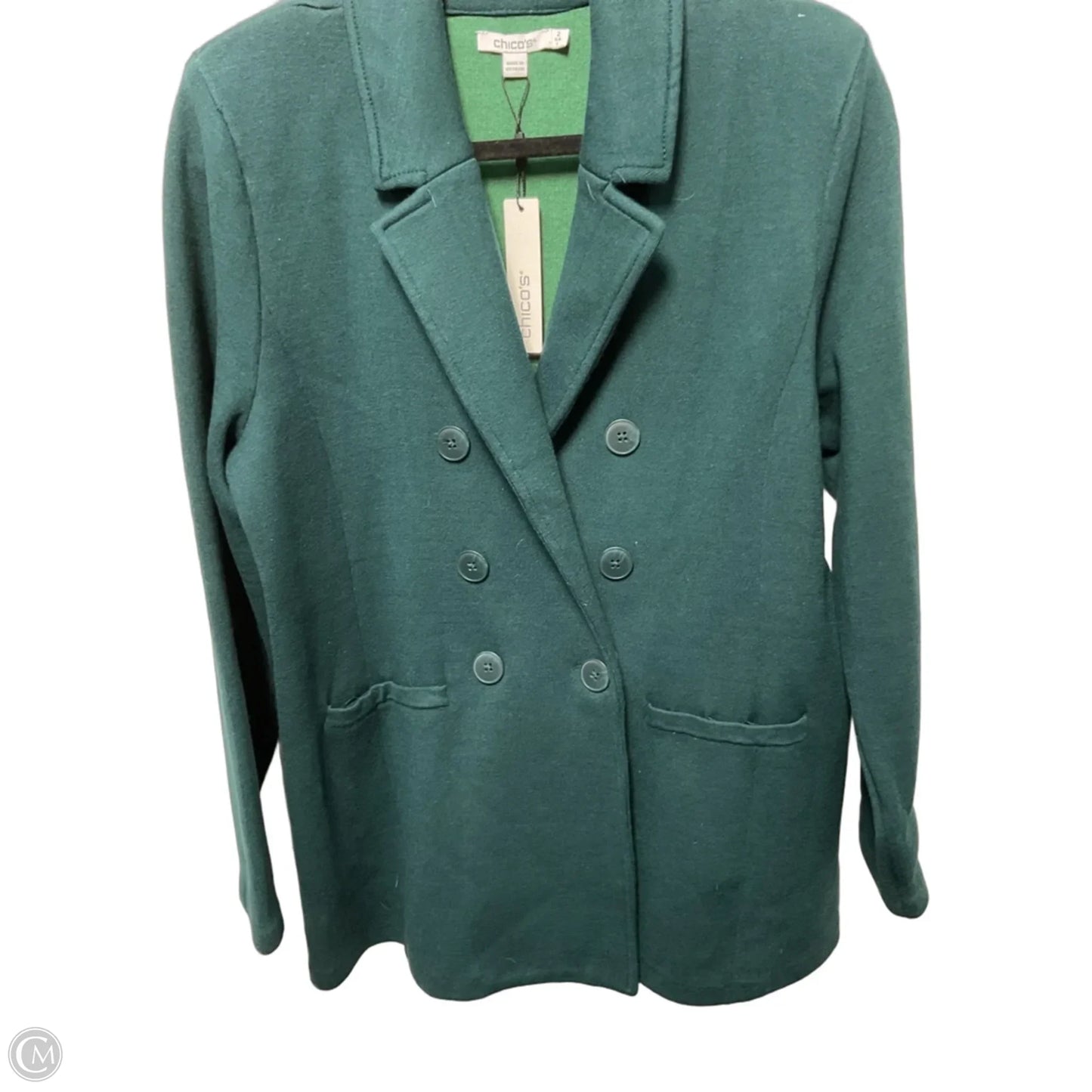 Blazer By Chicos In Green, Size: L