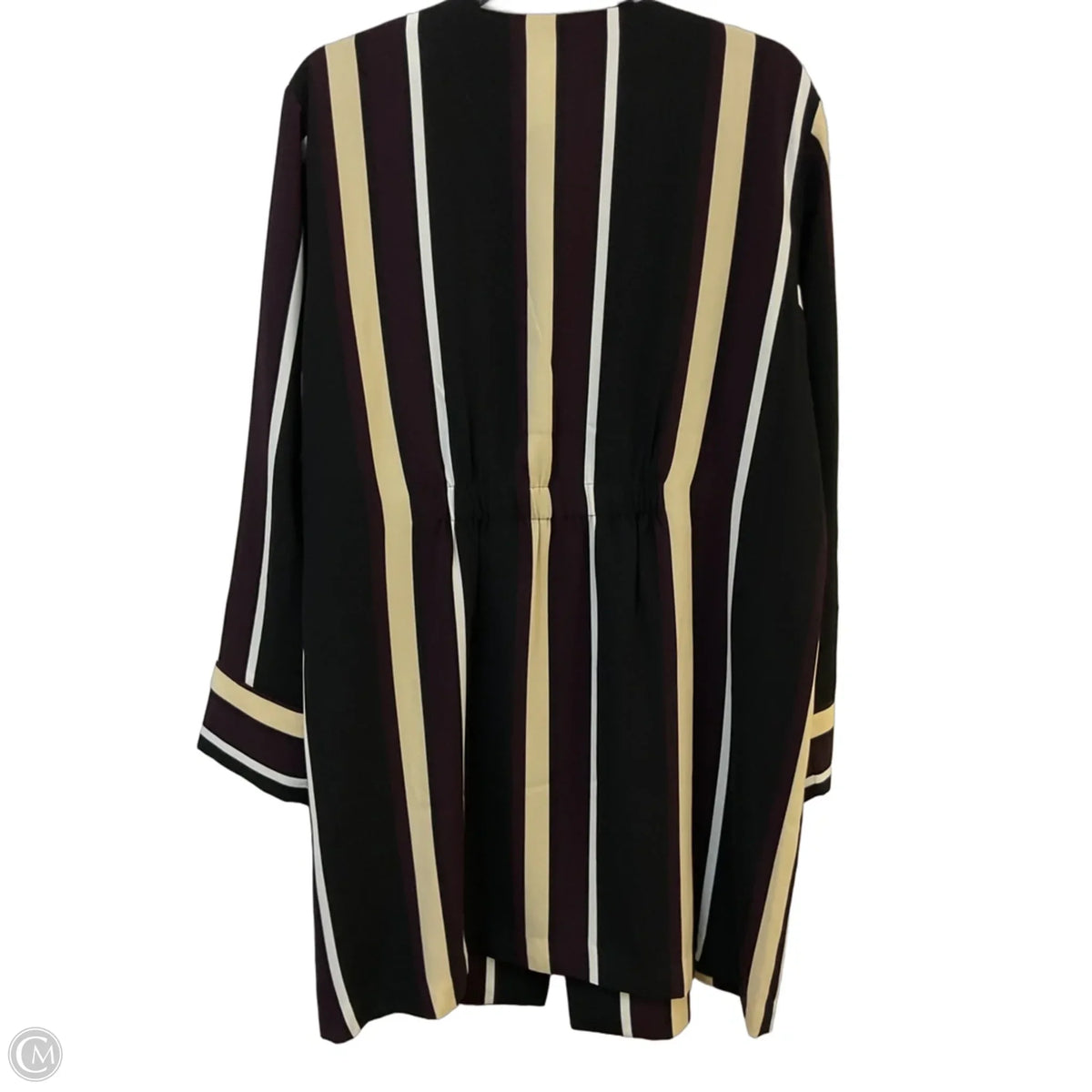 Jacket Other By Chicos In Striped Pattern, Size: Xl