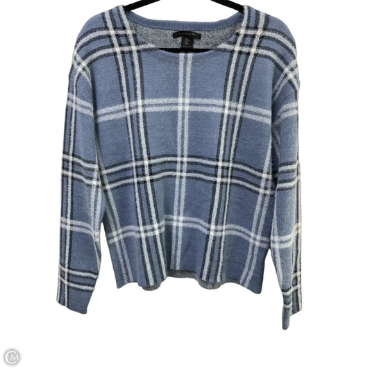 Sweater By Tahari In Plaid Pattern, Size: M