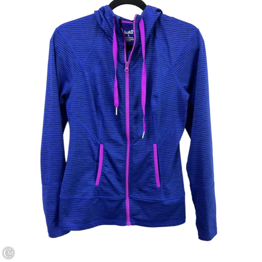 Athletic Jacket By Lukka In Blue, Size: S