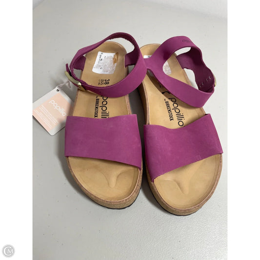 Sandals Heels Platform By Birkenstock In Pink, Size: 7