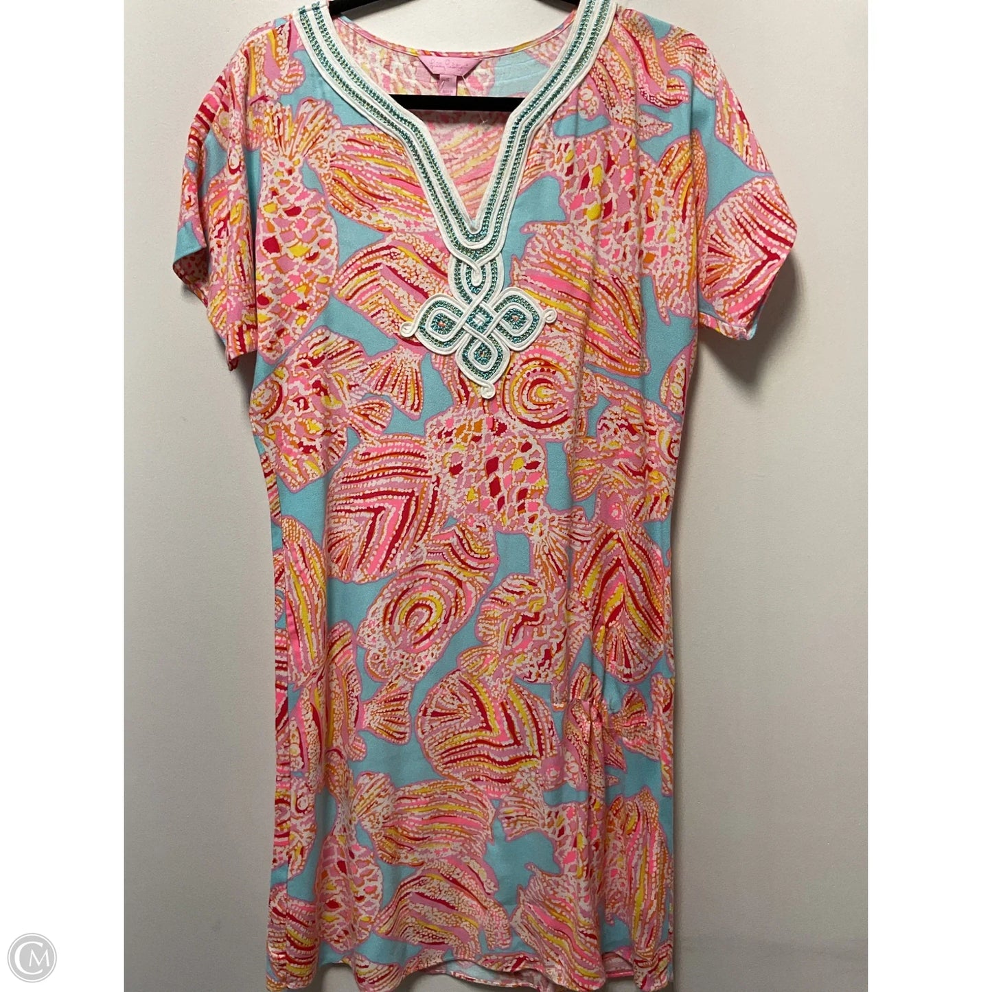 Dress Designer By Lilly Pulitzer In Blue & Pink, Size: S