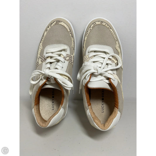 Shoes Sneakers By Lucky Brand In Beige, Size: 8