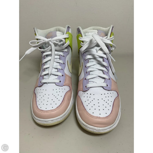 Shoes Athletic By Nike In Pink & Yellow, Size: 6.5