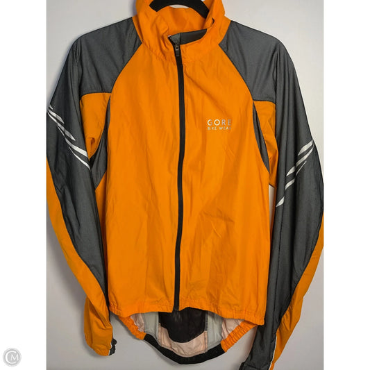 Athletic Jacket By Cmc In Black & Orange, Size: Xl