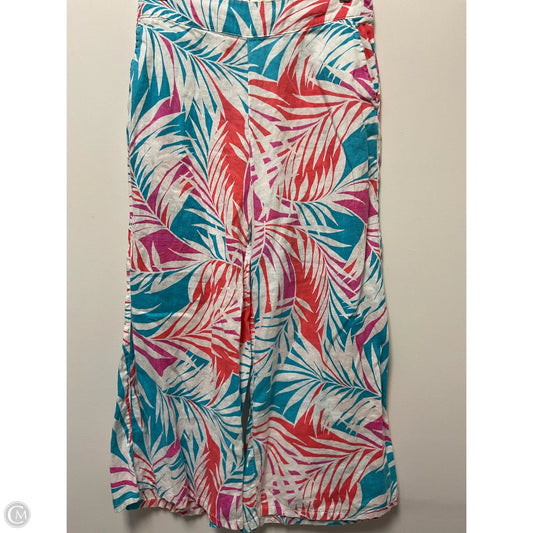 Pants Linen By Cynthia Rowley In Tropical Print, Size: M