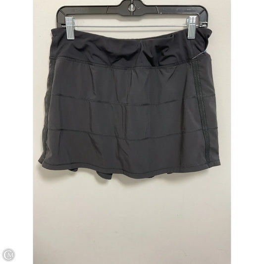 Athletic Skort By Lululemon In Black, Size: 10