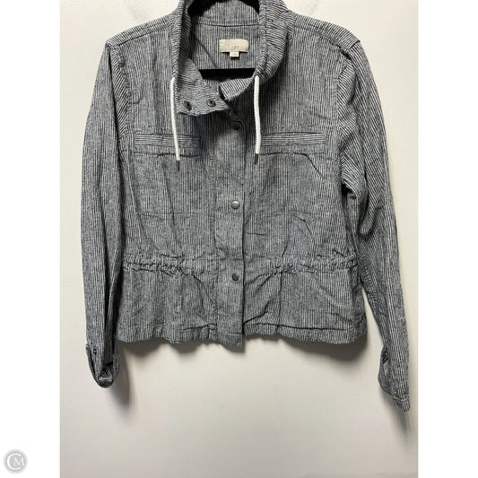 Jacket Other By Loft In Blue & White, Size: M