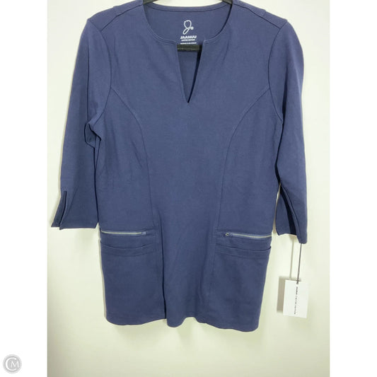 Top Long Sleeve By Clothes Mentor In Navy, Size: M