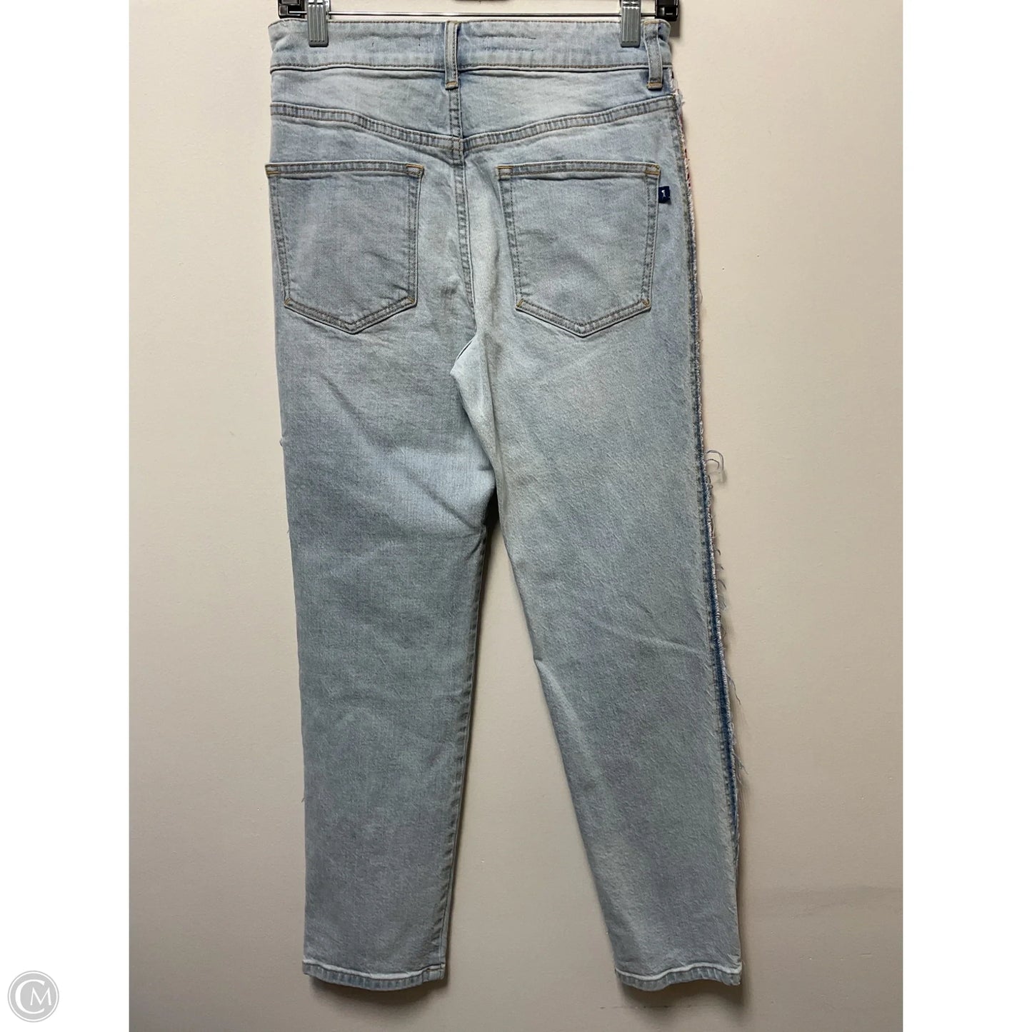 Jeans Straight By Pilcro In Blue Denim, Size: 4
