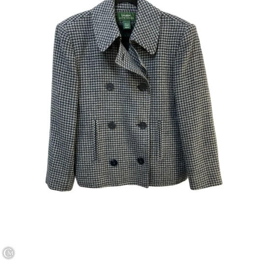 Jacket Other By Lauren By Ralph Lauren In Blue & Grey, Size: M