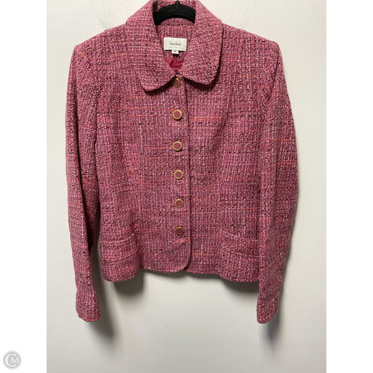 Blazer Designer By Neiman Marcus In Pink, Size: S