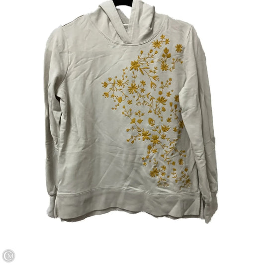 Sweatshirt Hoodie By Clothes Mentor In Beige, Size: Xs