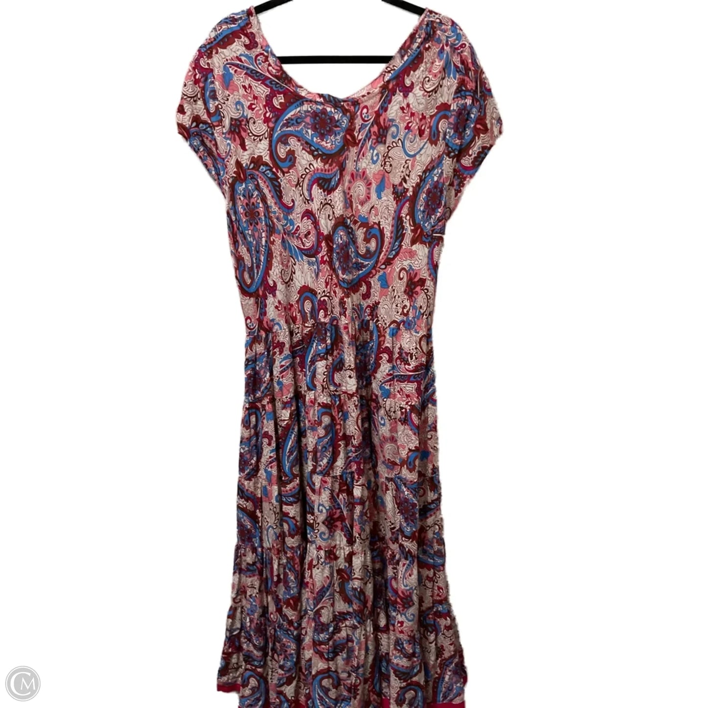 Dress Casual Maxi By Soft Surroundings In Paisley Print, Size: 1x