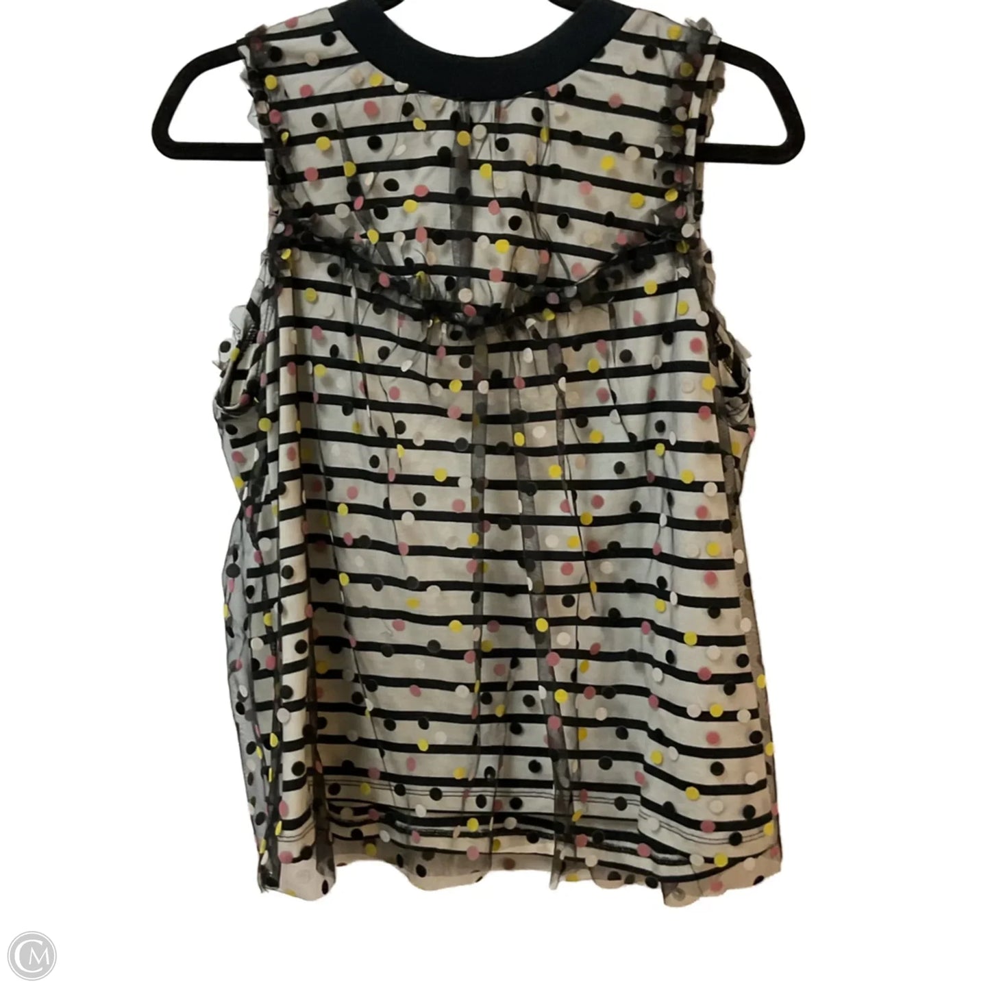 Top Sleeveless By Maeve In Polkadot Pattern, Size: M