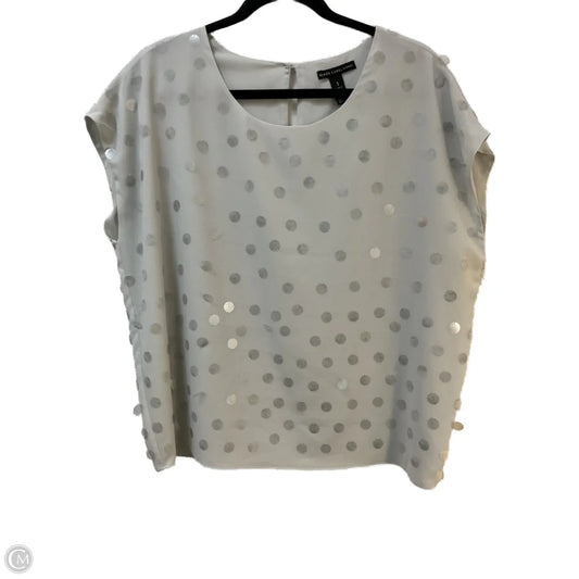 Top Sleeveless By Chicos Private Collection In Grey, Size: M