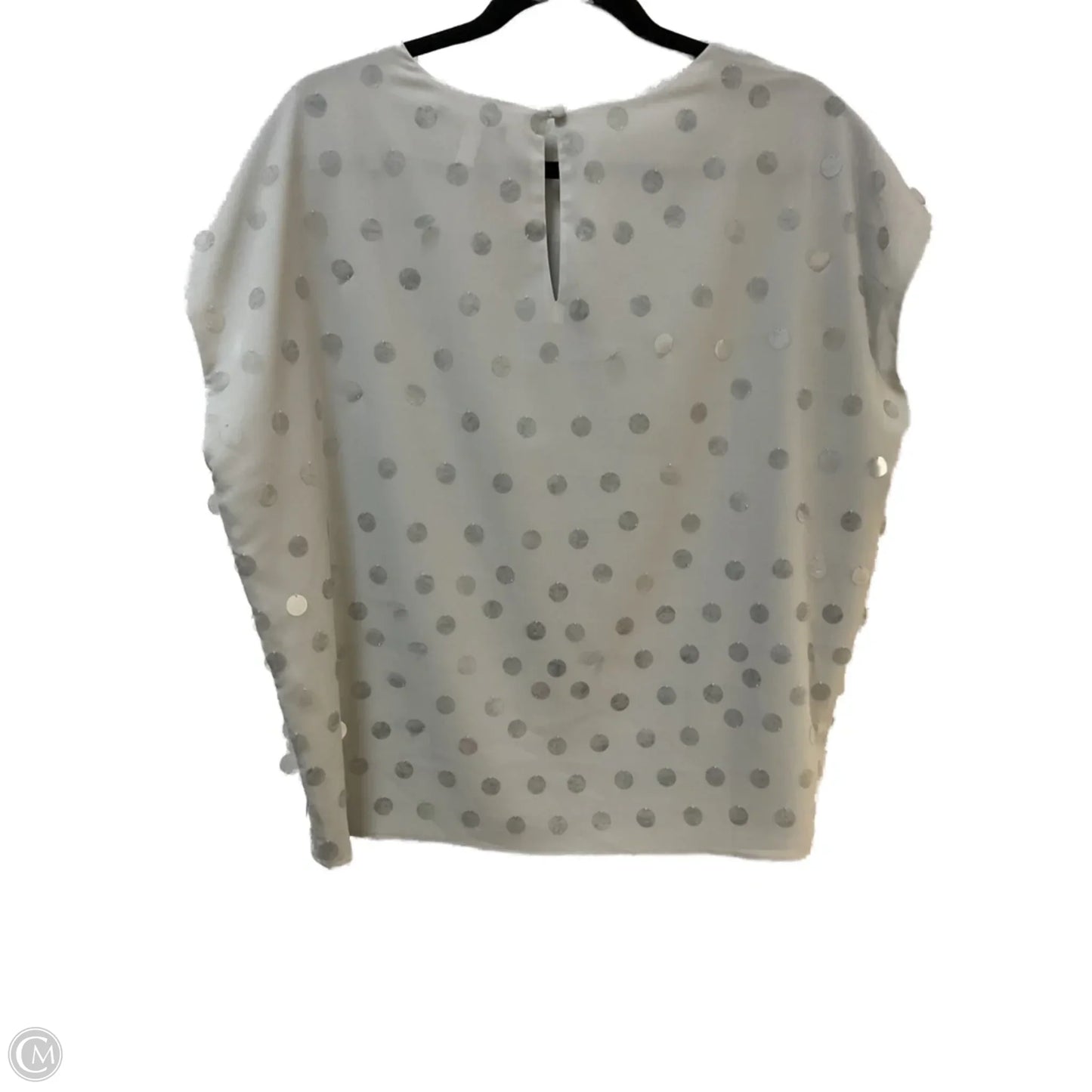 Top Sleeveless By Chicos Private Collection In Grey, Size: M