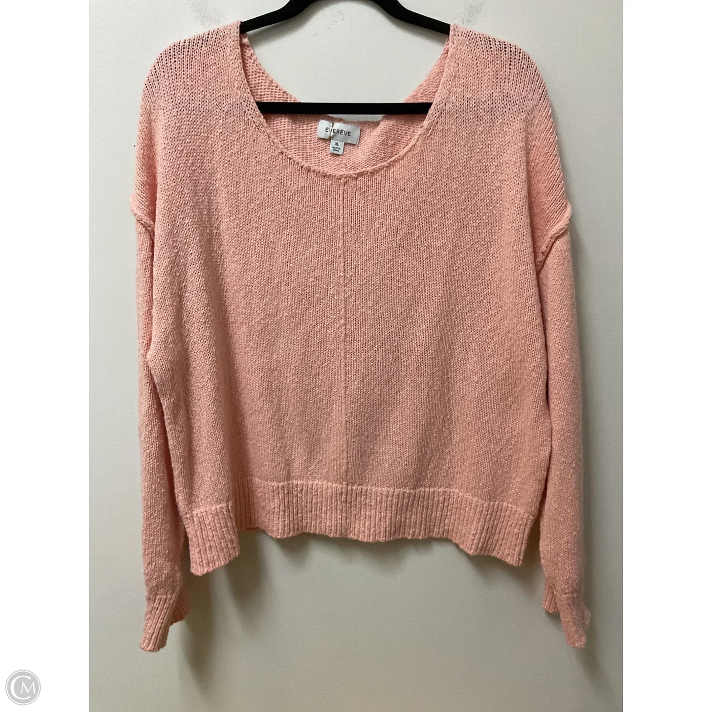 Sweater By Evereve In Peach, Size: Xl