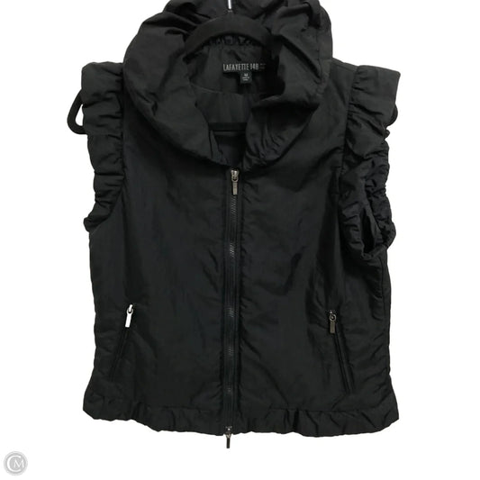 Vest Designer By Lafayette 148 In Black, Size: M