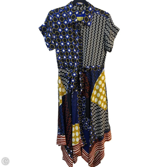 Dress Party Midi By Maeve In Geometric Pattern, Size: Xs