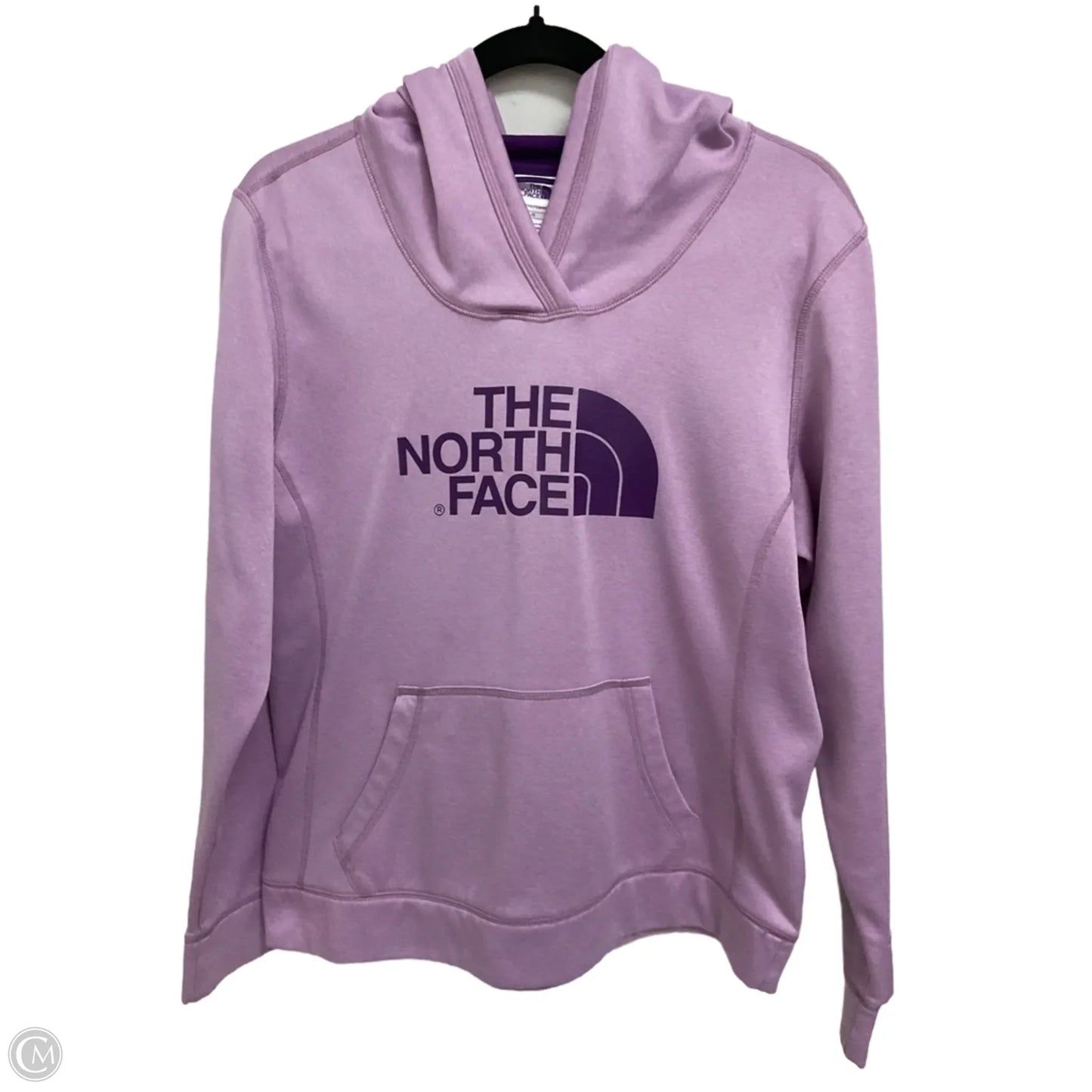 Sweatshirt Hoodie By The North Face In Pink & Purple, Size: L