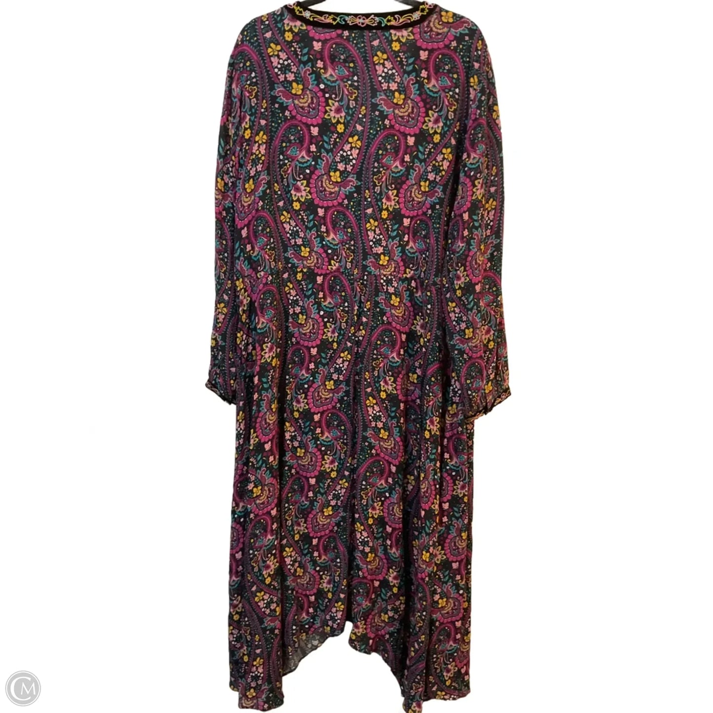 Dress Party Long By Soft Surroundings In Paisley Print, Size: 2x