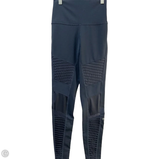 Athletic Leggings By Alo In Navy, Size: Xs