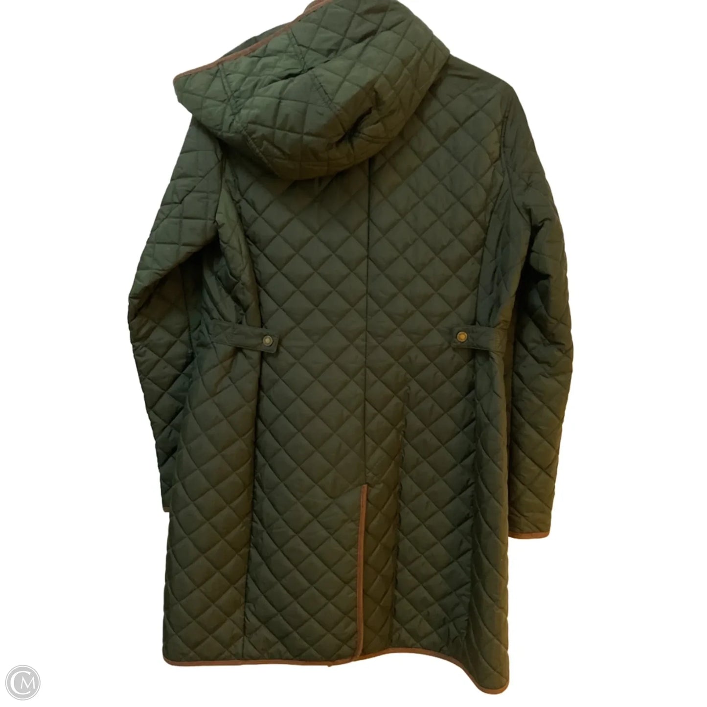 Coat Puffer & Quilted By Lauren By Ralph Lauren In Green, Size: S