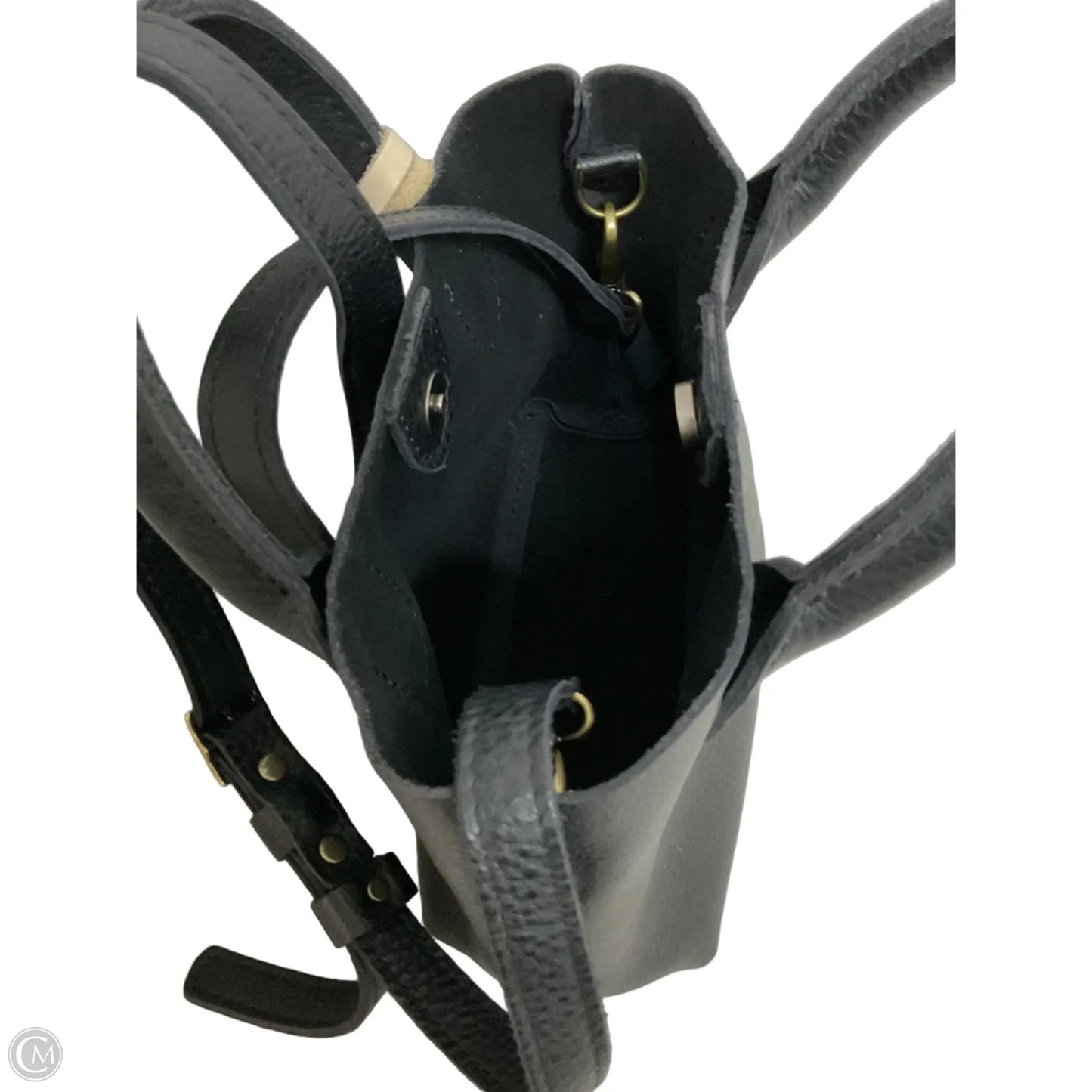 Handbag Leather By Portland Leather, Size: Medium