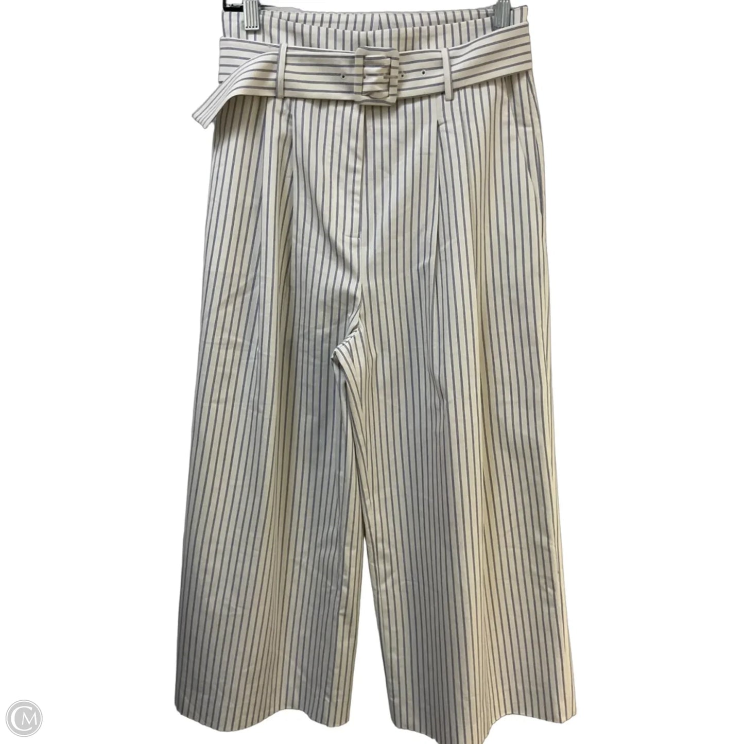 Pants Wide Leg By Antonio Melani In Blue & White, Size: 4