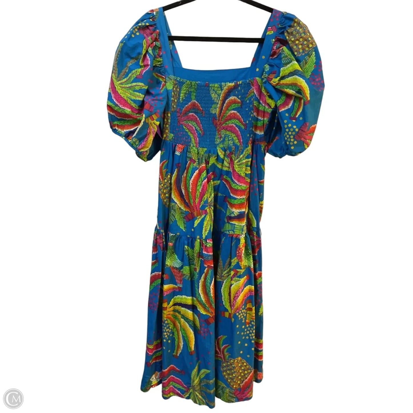 Dress Party Midi By Farm Rio In Tropical Print, Size: M