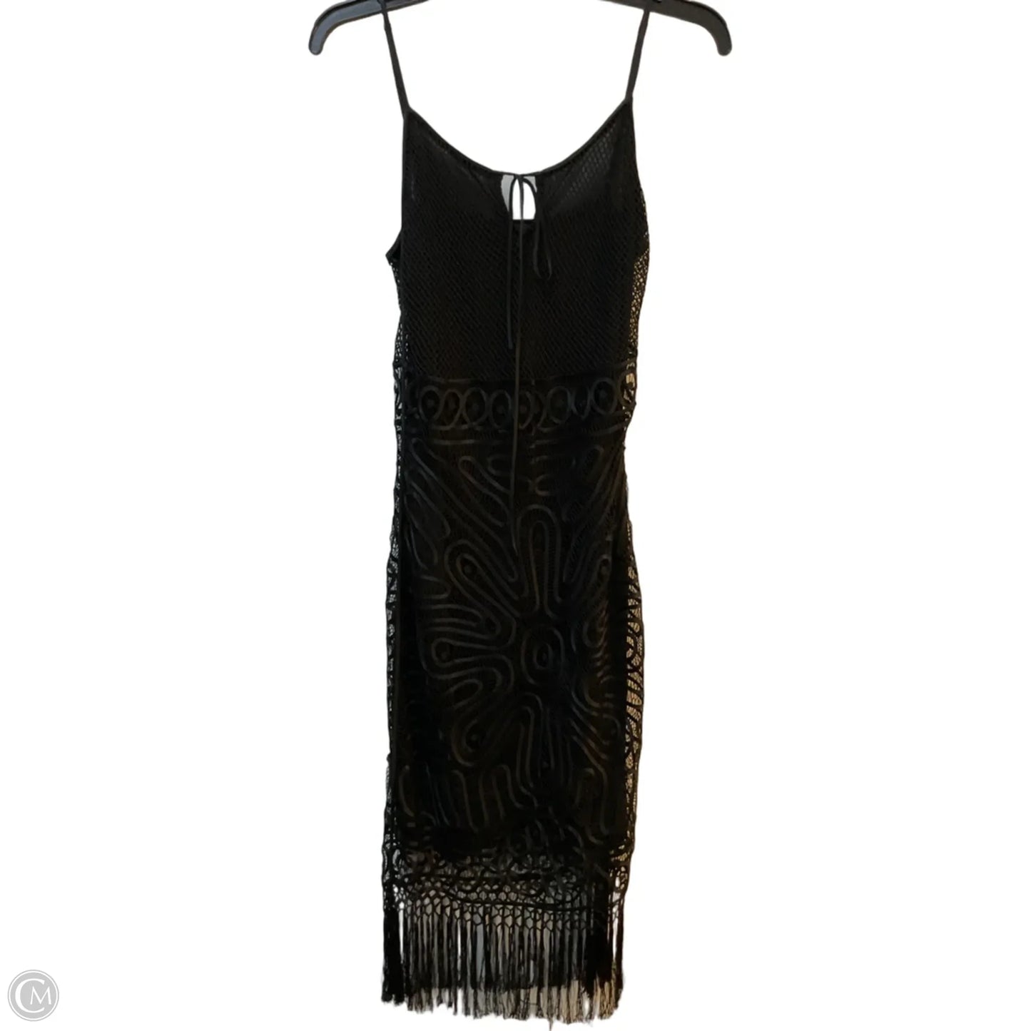 Dress Party Midi By Guess In Black, Size: M