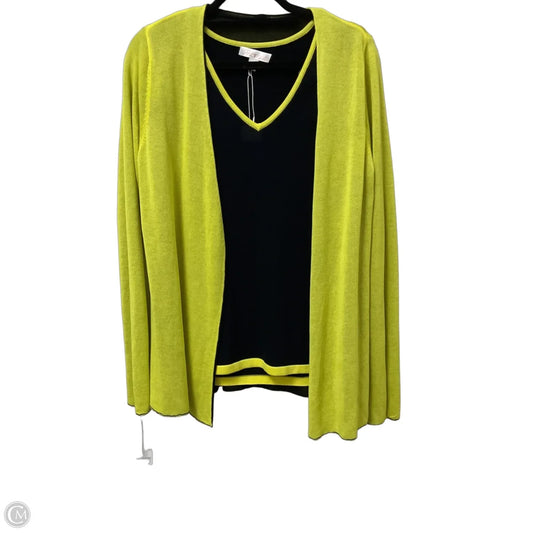 Sweater 2pc By Clothes Mentor In Blue & Yellow, Size: M
