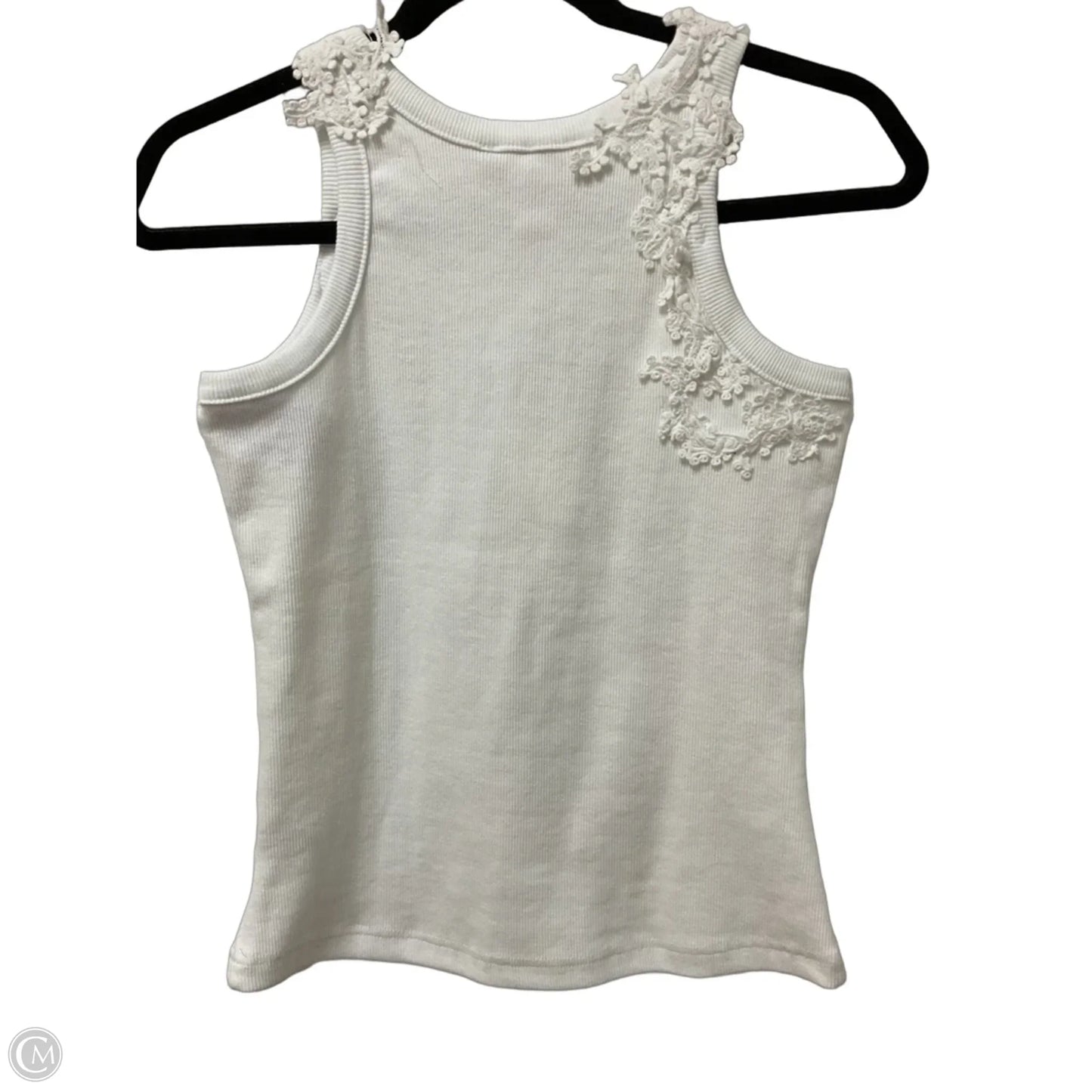 Top Sleeveless By Cmc In White, Size: M